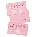 RXBC2011 Hello Gorgeous Thank you for your order cards Thank you for the support Cards Package Insert for online business Pack of 100