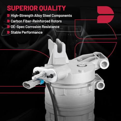 BDFHYK 15926954 Air Conditioning A/C Compressor with Clutch Compatible with Chevrolet Equinox V6 3.0L 2010-2011, Compatible with GMC Terrain V6 3.0L 2010-2011