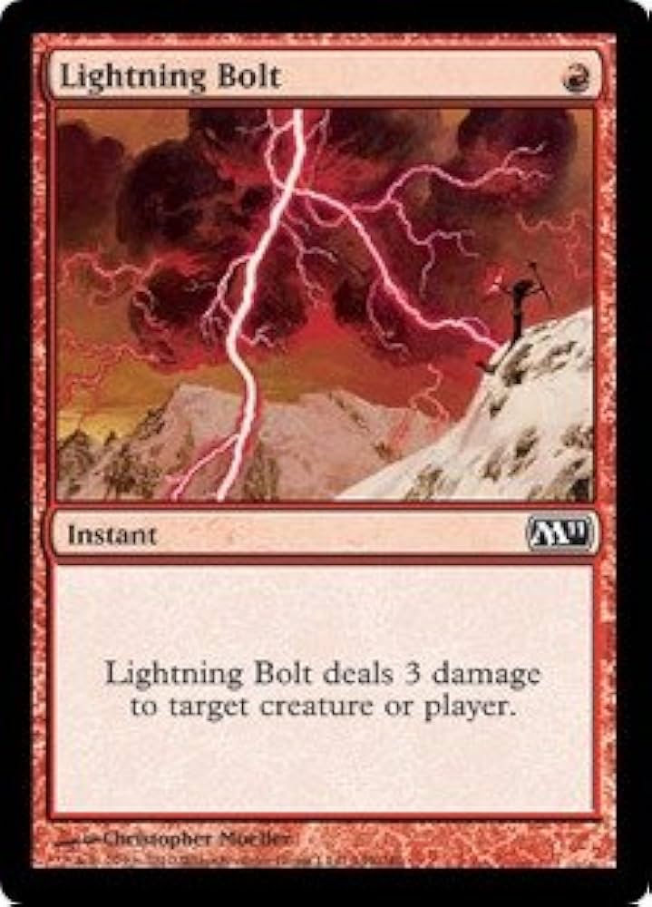 Lightning Bolt マジック：ザ・ギャザリング Amazon.co.jp: Magic: the Gathering - Lightning Bolt - Magic