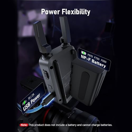 Transmisor y receptor de video inalámbrico Zunate, sistema portátil de transmisión de video 1080P 60fps, baja latencia, alcance de 200M, frecuencia de 5GHz para streaming en vivo, conferencias y eventos miniatura 6