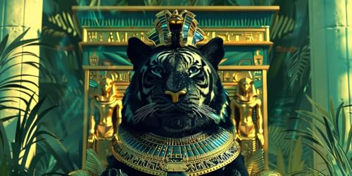 Kit Peinture Diamond Enfant et adulte contre le stress motif grand tigre 5D
