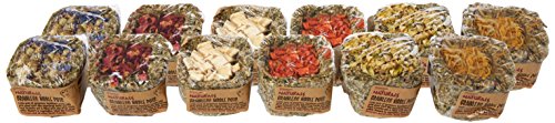 Rosewood Naturals Grainless Nibble Pots, Small Animal Treat and Gnaw Toy for Rabbits, Guinea Pigs, Chinchillas, Degus, Hamsters, Gerbils, Mice and Rats (Pack of 12 Pots) - Image 4