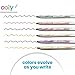 Ooly Scented Tutti Fruitti Color Changing Gel Pens Set of 6-1.00mm NIB, Color Changing as you Write, Pens for Kids, Adults, Art and Stationery Back to School Supplies