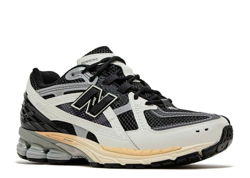 Image of Limited Edition New Balance Men's Black /Sea Salt /Magnet Mesh Low-Top Retro Running Sneaker