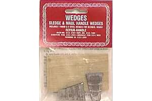 SEYMOUR MIDWEST 64133 Wood Steel Axe Handle Wedge Perfect for Wood Splitting