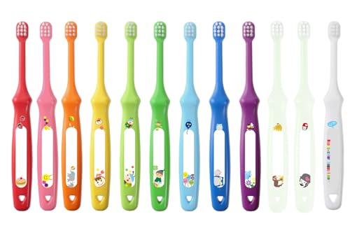 L ＡＰＩＳ： 乳幼児歯ブラシ 歯科推奨 ハッピーカラー 11色 おなまえシリーズ 乳歯 安全設計 プレゼント いろえんぴつ ベビー おなまえエコ包装のサムネイル