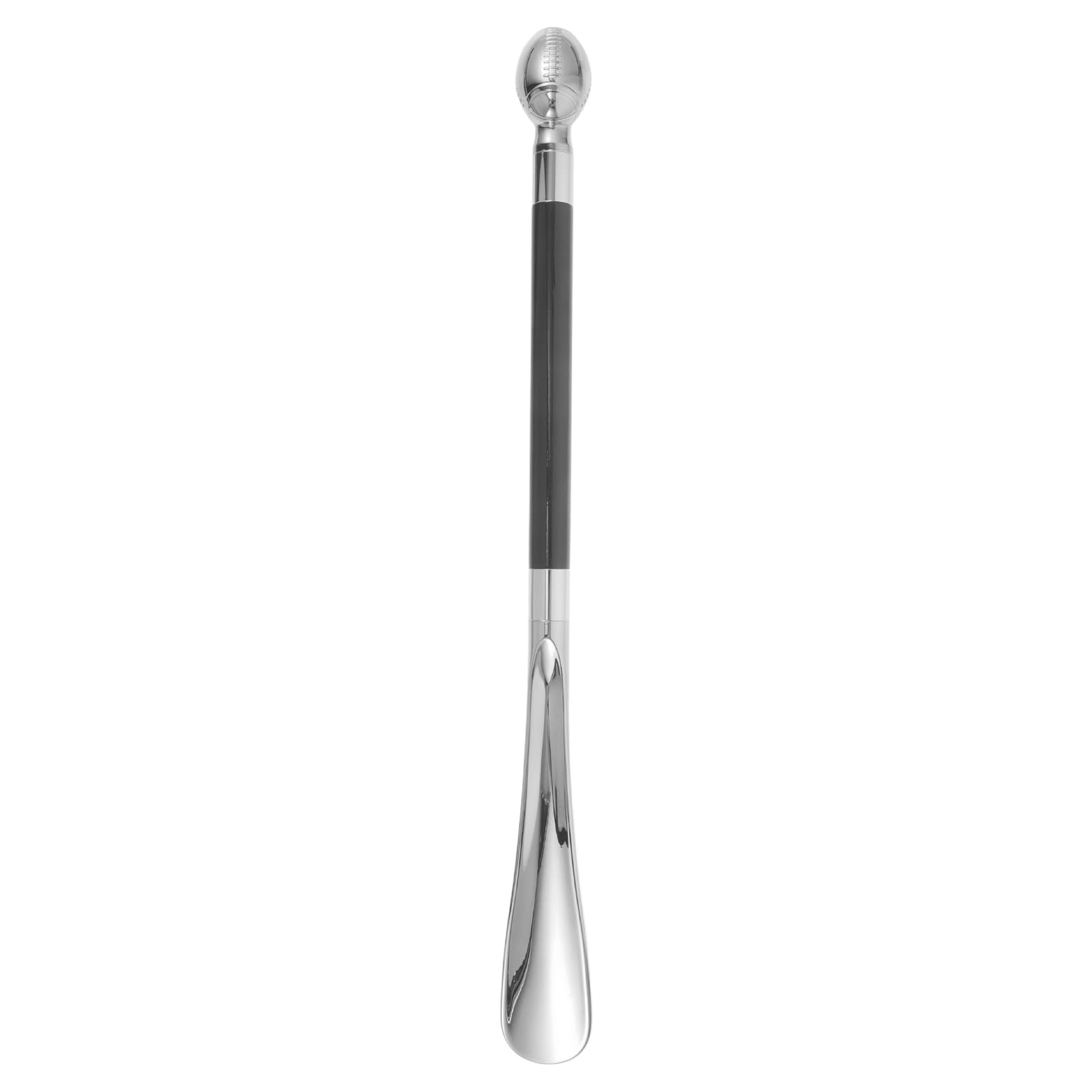 TEHAUX Calzador Ergonómico Largo de 53 Cm para Botas de Rugby, Calzador de Abs Resistente Plateado, Asistencia para Calzado en Casa, Hospital y Viaje, Adecuado para Personas Mayores