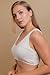 Cottonque Women's Hypoallergenic Bra Liner Made from 100% Organic Cotton (7, Natural)