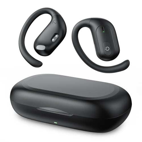 Immagine prodotto: QYGCKJ AI Cuffie Traduzione, Bluetooth 5.4 Traduttore Istantaneo Vocale con 135 Lingue, Auricolari di Traduzione con 5 modalità, AI Auricolari per traduzione linguistica (B1-2 Nero profondo)