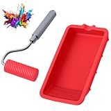 Leimroller Holzleim 48mm - Schnell und Gleichmäßig Auftragen, Leimwalze, Leimroller, Kleberoller mit Kleberablage für Kunst, Handwerk, Holzbearbeitung und Klebeprojekte