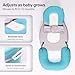 El Infante Baby Feeding Pillow for Newborn Reflux Relief - Safety Nursing Pillow, Anti Colic Wedge, Elevated Infant Pillow for Acid Reflux, Breastfeeding Pillow, Baby Lounger Pillow & Bottle Support