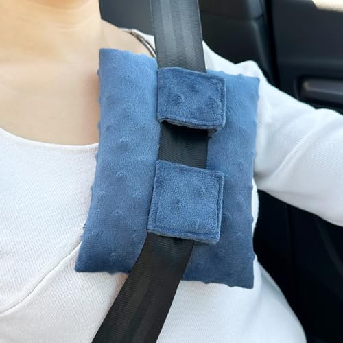 Image of Little Port Pillow Heart Surgery Pillows for Chemo Port After Open Heart Surgery Recovery Gifts Bypass Pacemaker Must Haves Protector Cushion Minky Dot Denim Blue
