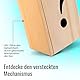 Logica Spiele Art. Schrein ? - Magische Geschenkbox - Schwierigkeit 5/6 Unglaublich - Geschenkbox - Denkspiel - Knobelspiel - Geduldspiel Aus Holz - Leonardo da Vinci Kollektie