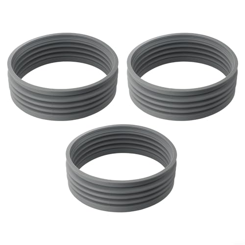 Fuelle de silicona diseñado para montaje de tolva, soporta dosificación y limpieza eficientes en cafeteras (3 piezas)