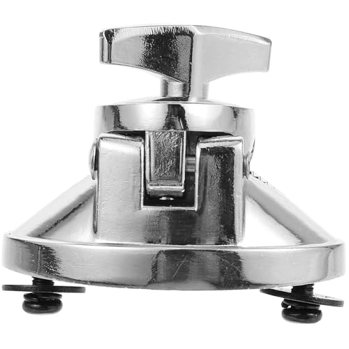 Didiseaon Soporte para Pata de Batería de Aleación de Zinc Ajustable, Base de Tom Resistente y Antióxido, Accesorio para Montaje de Batería y Percusión, Compatible Varios Kits Musicales