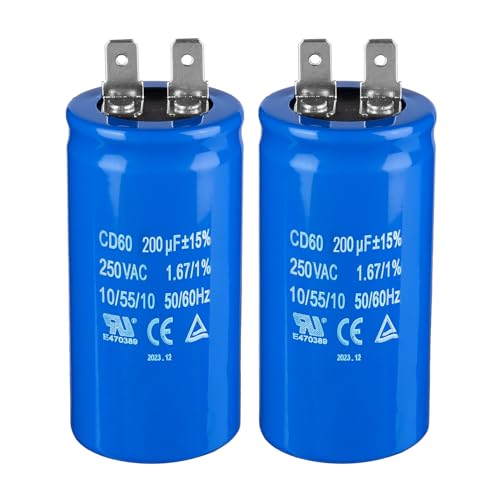Condensateur CD60 200 uF 250VAC de démarrage moteur pour relancer un compresseur en panne
