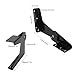 Fabater Boat Folding Seat Hinge, 120 Degree Backrest Support Heavy Duty Boat Seat Hinge Aluminum Alloy Hinges Anti Pinch Hand for Yacht, Marine, Yacht Seat Hinge, Easy Installation
