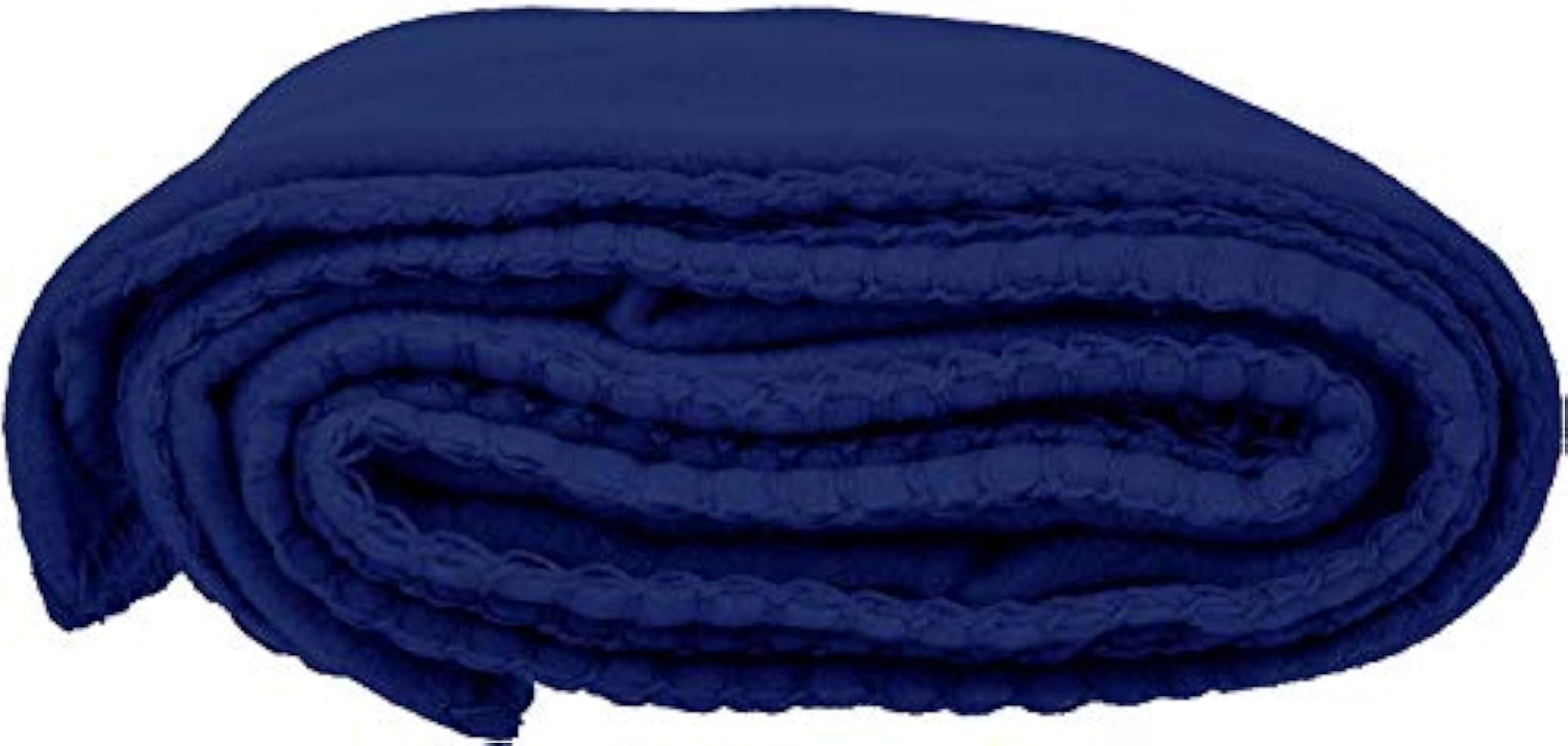 Soft Warm Fleece Blanket Throw for Single Bed, Blue
