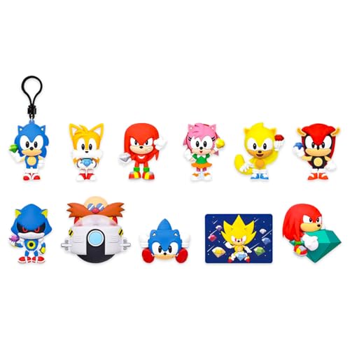 Sonic the Hedgehog paquete de 3 bolsas misteriosas para regalar en cumpleaños y comuniones 2
