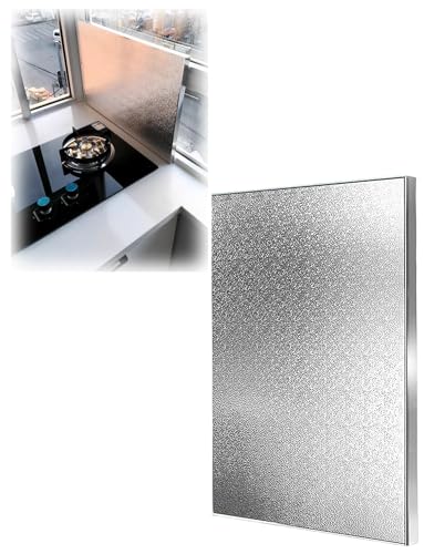 Placa de protección térmica de Aluminio: Resistente al Calor y al Aceite, Apta for Estufas y encimeras de Gas y eléctricas. Apta for Horno.(Magnetic Type,50x60cm/19.7x23.6in)