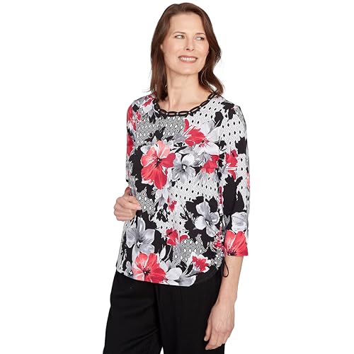 Patchwork Diamond Floral Top3