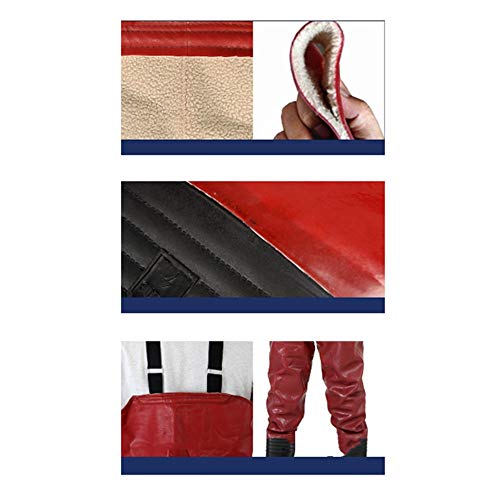 Vissen borst steltlopers Nylon borst steltlopers Vissen steltlopers voor mannen met laarzen Gebruik voor vliegvissen 100% waterdicht Plus fluwelen jacht Bootfoot waterdicht - Image 4