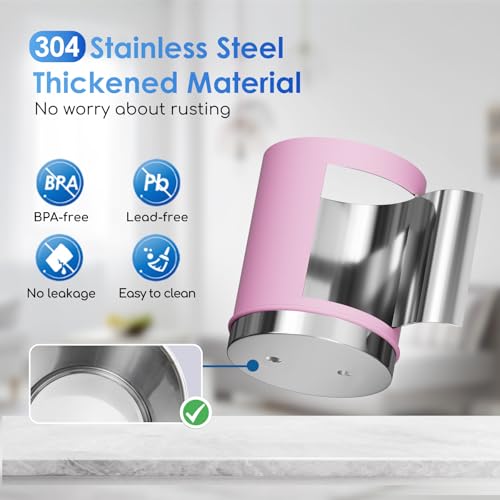 Image of Purewell 3-Stage 0.01μm Ultra-Filtration Gravity Water Filter System, 304 Stainless Steel Countertop System with 2 Filters, Metal Water Level Spigot and Stand, Reduce 99% Chlorine, 2.25G, PW-OB-K