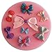 Yunko 8 Mini Bows Silicone Mould Fondant Sugar Bow Craft Molds DIY Cake Decorating