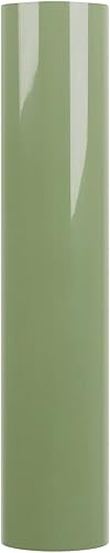 Miniatura 8 de Gatichetta Rollo de vinilo de transferencia de calor, color verde caqui para planchar HTV de 12 pulgadas x 6 pies, poliuretano suave HTV para