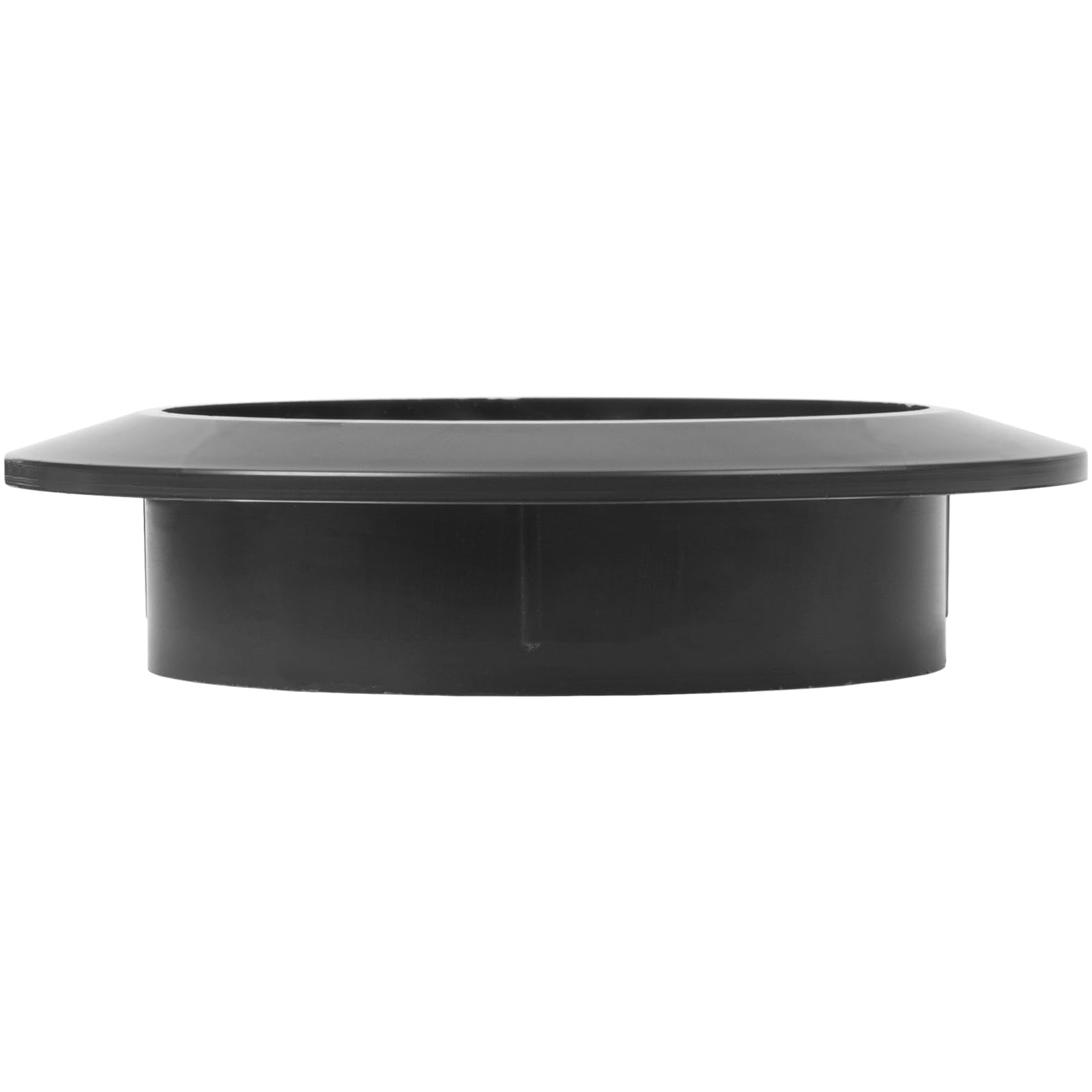 Vent Systems Grille d'aération noire de 70 mm pour porte d'aération – Mini cercle – Grilles d'aération d'intérieur – Pour salle de bain, armoire, garage à travers la grille d'aération