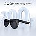 Bluetooth Glasses for Women & Men, Smart Audio Sunglasses for Men with Built-in Speakers, UV400 Protection, Wireless Music & Calls, Lightweight Frame, Touch Control Compatible with iOS/Android