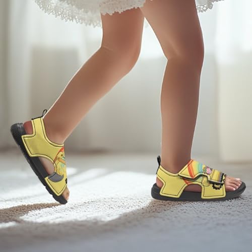 Kids Boys Summer Sports Sandals Open Toe Flat Sandals Non Slip Water Shoes for Beach Pool Swim Water Park Outdoor4