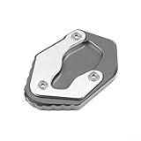 Vergrößerter Seitenständer aus Aluminiumlegierung, für sicheres Motorrad-Parken auf verschiedenen Oberflächen (Titan)