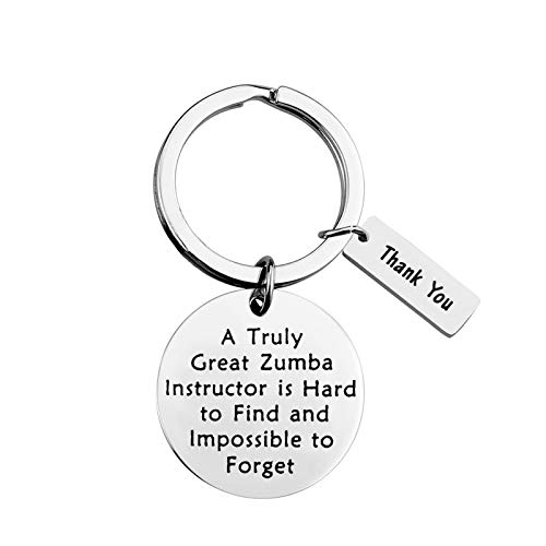 KUIYAI Regalo per istruttore di Zumba Regalo di ringraziamento Un vero grande istruttore di Zumba è difficile da trovare e impossibile dimenticare il regalo di apprezzamento per linsegnante di