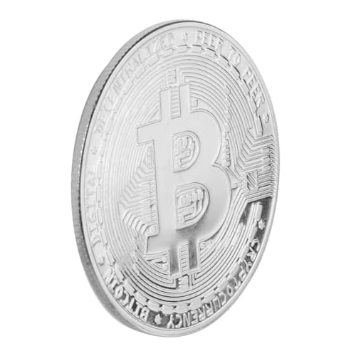 Moneta crittografica Bitcoin decorativa dal design elegante