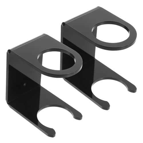 2Pcs Acrylic Baseball Bat Rack Holder Wall Mount Display Stand for Home Collection
