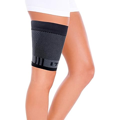 OrthoSleeve Thigh Quad Iliotibial Band Brace for thigh pain, hamstring weakness and ITB syndrome Cover