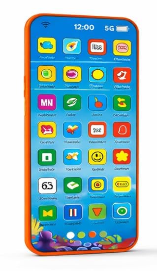 Image of Theme Toy Mobile Phone with Rechargeable Design, Interactive Function Toy for Boys & Girls Age 2+