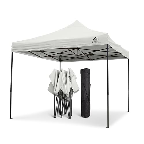 Robusto gazebo pieghevole da 3m x 3m. Completamente impermeabile, ha