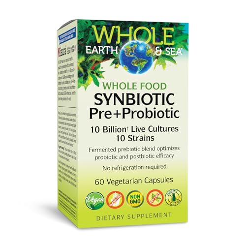 Natural Factors Whole Food Synbiotic Pre+Probiotic 10 Billion - Organic Gut & Digestive Health...