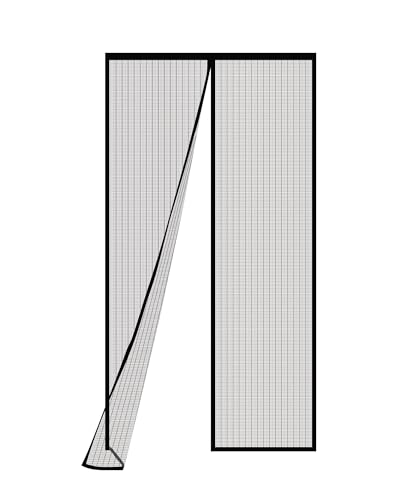 Kitsure Magnetic Screen Door 38.0 x 81.5“, Heavy Duty Mesh