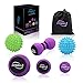 Fitballz Massage Ball Kit for Myofascial Trigger Point Release & Deep Tissue Massage, Premium 6 Pack Myofascial Release Tools, Foot Massager Balls, Spiky, Peanut, 3 Foam Massage Balls