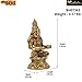 BHARAT HAAT Annapurna Idol Art Murti Home Office Temple Mandir Pooja Puja Room Handicraft Brings Prosperity | Yellow – 1.4 x 1.2 x 2.9 Inch (L x W x H) - Small