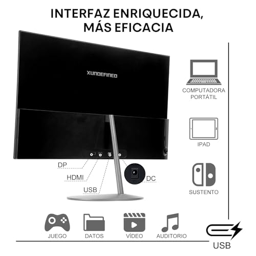 Image of 24 inch 1080p Monitor with Speakers, 75Hz Gaming Monitor, FreeSync Technology, 16.7 Million Colors, Eye-Care, Zero-Frame IPS Monitor with HDMI, Display Port, USB