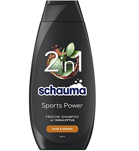 Schauma Shampoo Men Sports Power, 400 ml Flasche