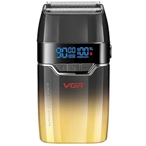 VGR Electric Foil Shaver for Men - 9000 RPM - Cordless USB-C Rechargeable 150 Min Battery - Professional Skin Fade Barber Razor - Mens Shaving Machine for Beard, Face Hair, Bald Head - Close Shavers