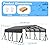 SYLVIERA 20x20FT Heavy Duty Metal Carport - Reinforced Galvanized Steel Carport Canopy for All-Weather Shelter, Enhanced Wind Resistance for Boats, Cars, Trucks, and Tractors
