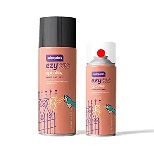 Asian Paints APCO AEROSOL Combo Black 250 g (400ML) + Red 125 g (200ML), (APACBR600)