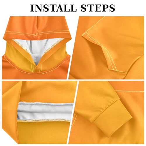 GAIGEO Purple Gradient Boys' Fashion Hoodies, Kids Hoodies, Toddler Girl Sweatshirt, Kids Sweatshirts Size 4T3