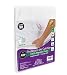 ADP Home - Protector de colchón Tejido Punto Algodón Natural Impermeable y Absorbente con Base de Poliuretano, Tacto Extra Suave y Transpirable - Medidas Completas (Cama de 90)